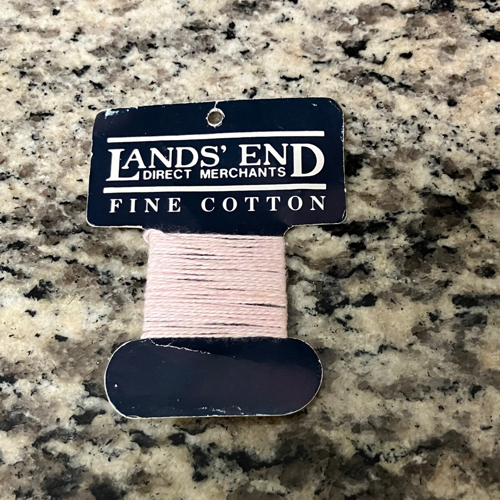 Pink Lands' End Cotton Thread